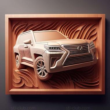 3D модель Lexus LX (STL)